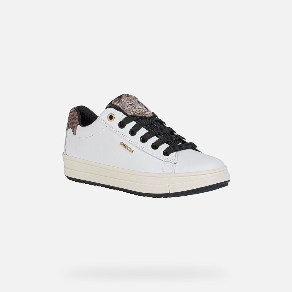 Geox Sneakers White Rebecca - Geox Girls Shoes - ZOUCDN021